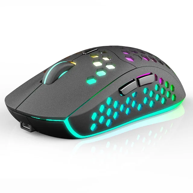 2021 Самый дешевый Лучший Оптовый Красочный сотовый отверстие RGB подсветка Регулируемая USB перезаряжаемая Беспроводная