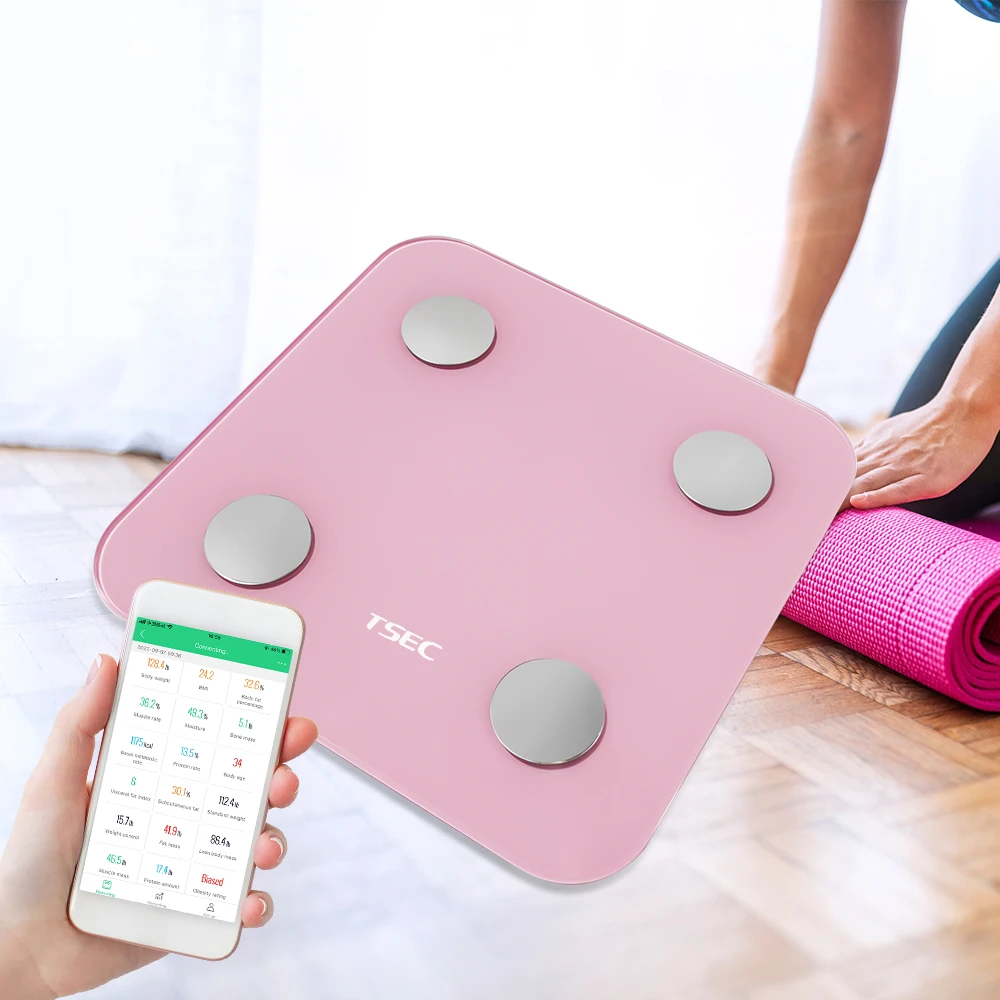 Высококачественные бренды лидер продаж цифровые весы для жировых отложений поддерживающие Смарт-приложение подключения отслеживание показателей здоровья