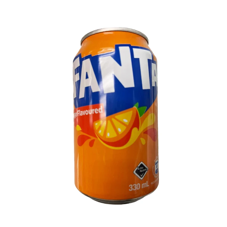 High Grade Delicioius Orange Fanta Canned Drinks Co2 Saturated Water Drinks For Family Gatherings And Picnics