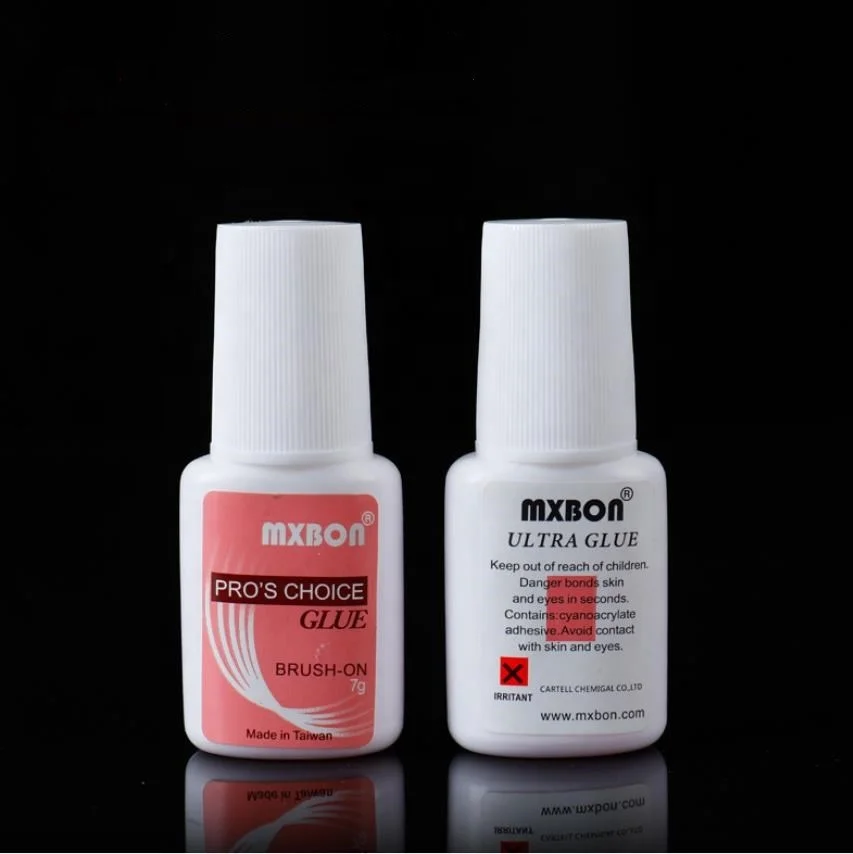 
7ml Mini Strong Adhesive Fake Acrylic False Nail Tip Glue for Manicure Decoration with Brush inside 