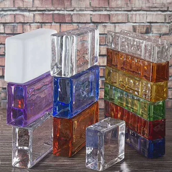 Hot Sale Luxury Glass Brick Crystal Glass Block For Partition Wall Super White Glass Block For Building Project