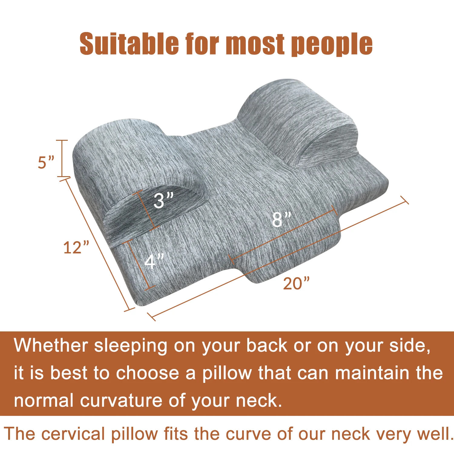 removable piece in the bottom lets you freely adjust the height of the pillow
