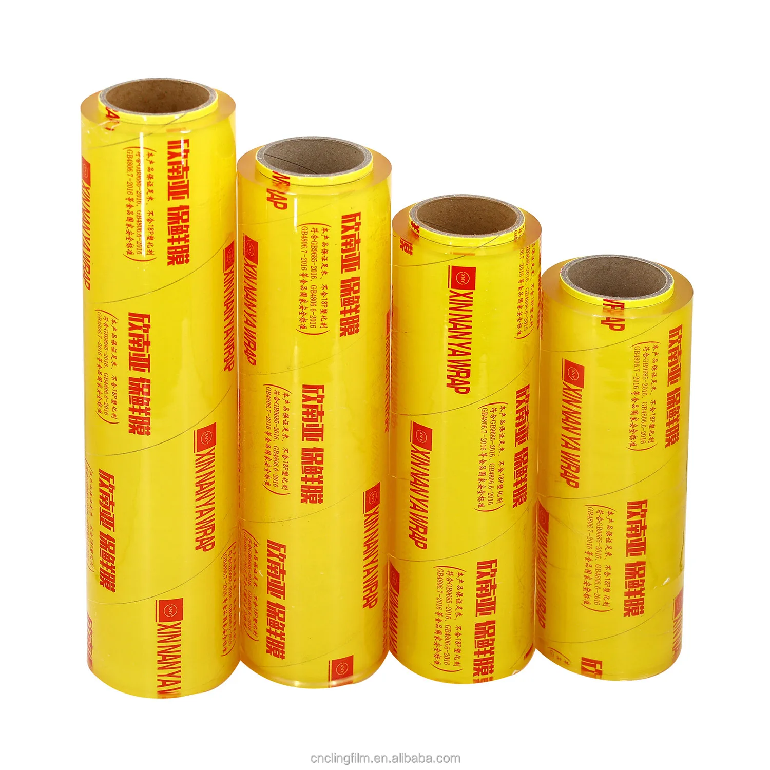 PE PVC Plastic Food Wrap Film Cling Stretch Wrap Film Plastic Sealing Protective Film Food Plastic Wrapping Bakers and Chefs