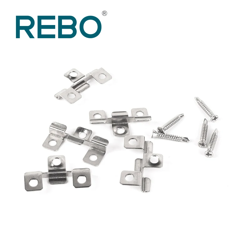 Stainless steel clips lock for bamboo wall cladding