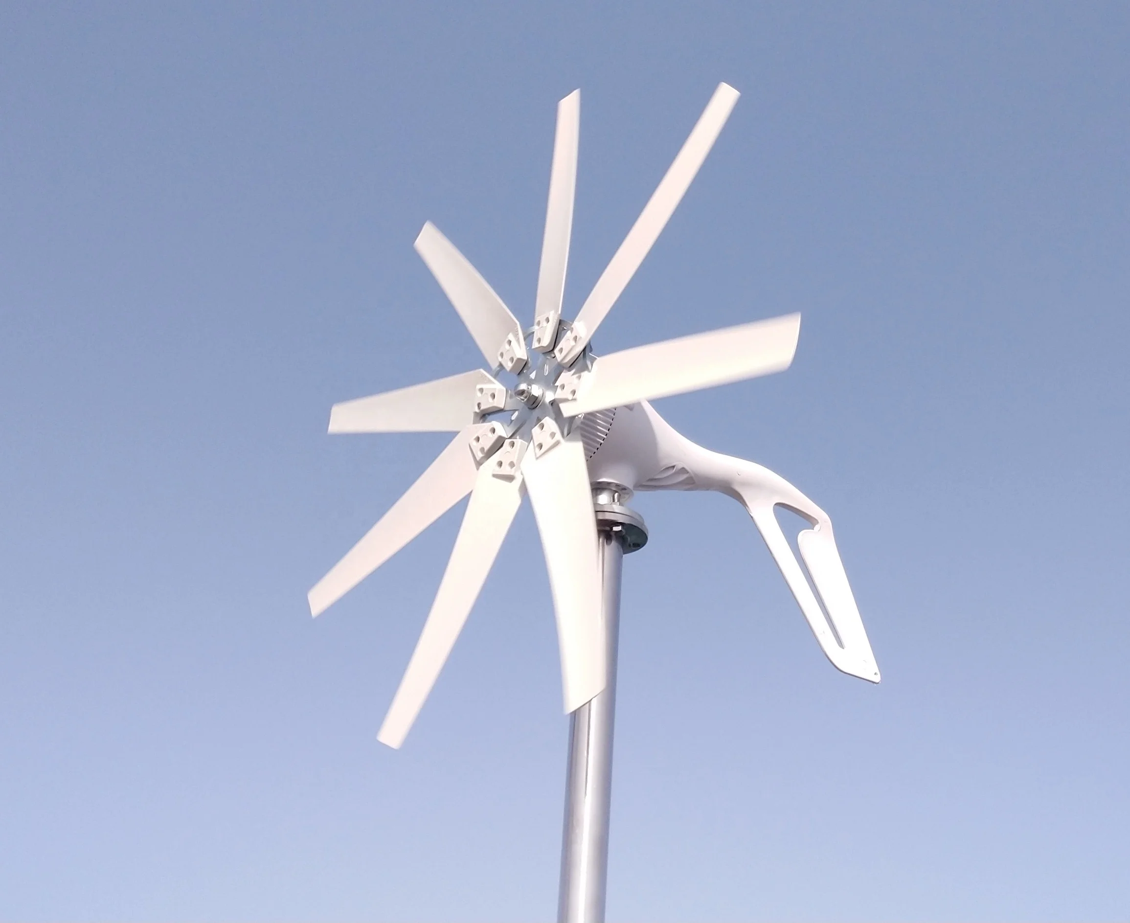 Horizontal Wind Turbine Generator for Home Use High Efficiency Goods 1000w 12v 24v CE 3 Phase Permanent Magnet Generator