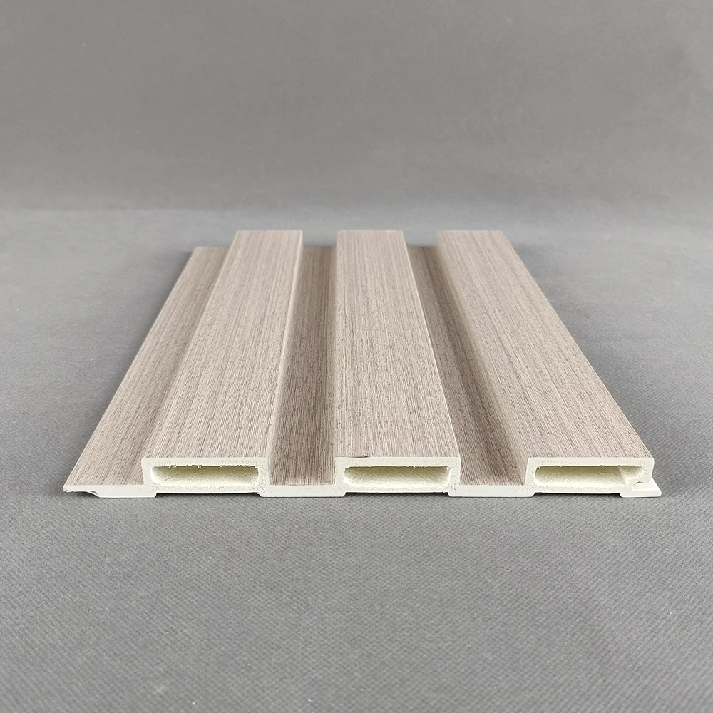 High quality wpc fluted wall panel laminated wall wpc panels waterproof indoor decoration