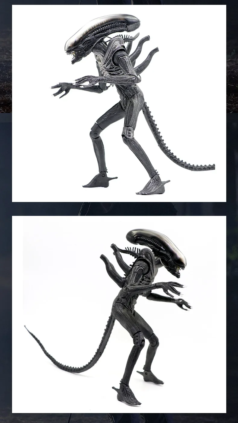 Junhui Wholesale Custom High Quality Pvc Blend Aliens Action Figures Classic Movie Character alien