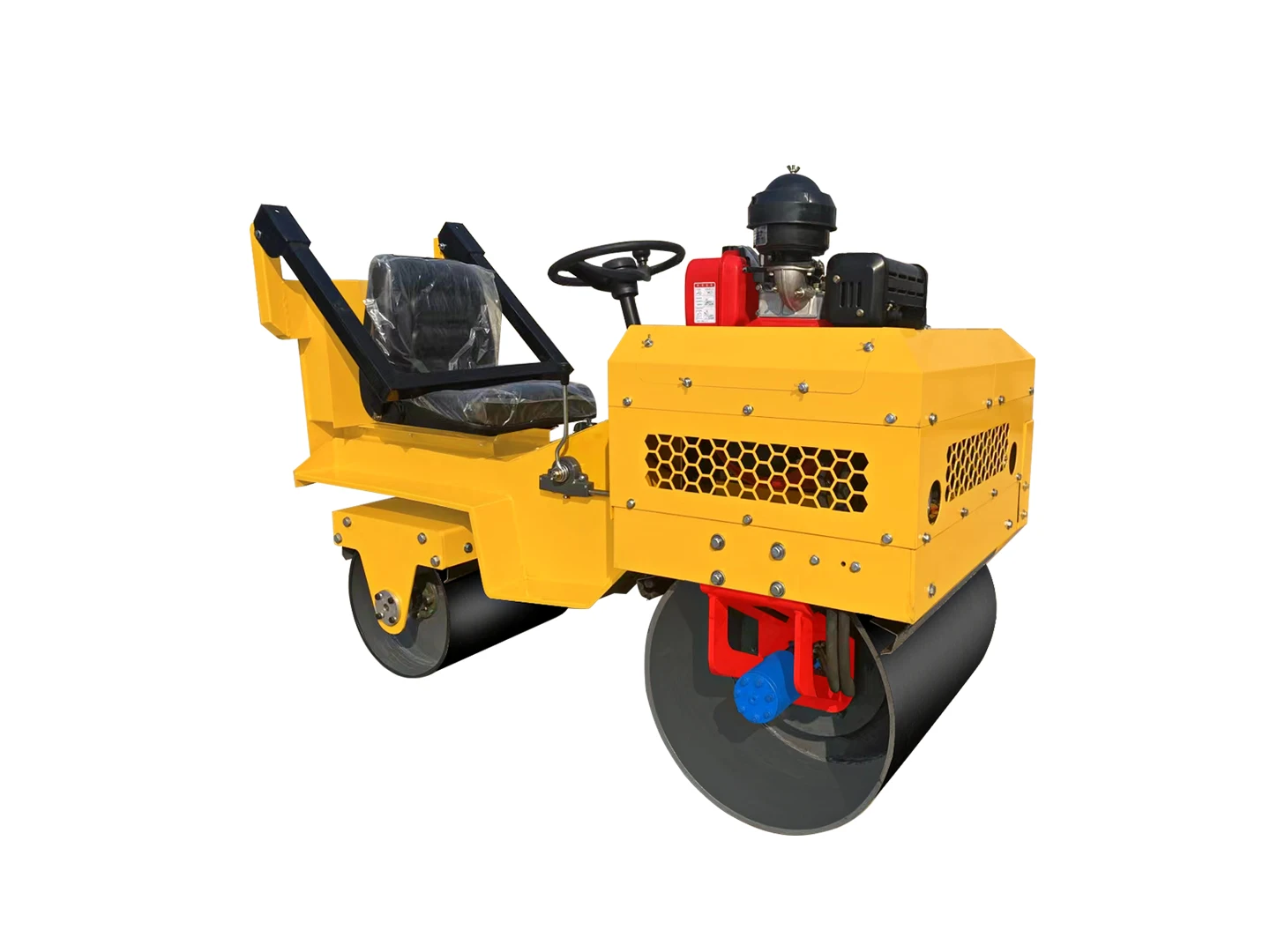 Double Drum Asphalt Concrete Small Vibratory Road Roller For Road Construction Machines