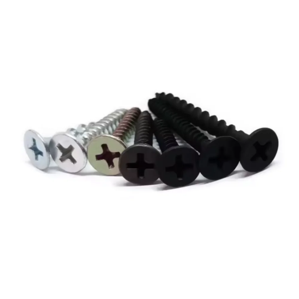 Safety Fine Coarse Thread Bugle Head Black Phosphate Good Price Gypsum Drywall Screws for Construction Indoor and Outdoor