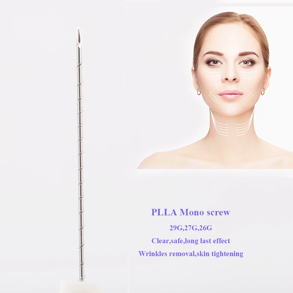 30g 25mm Sharp Thread lift face Mono Screw PLLA Lifting thread