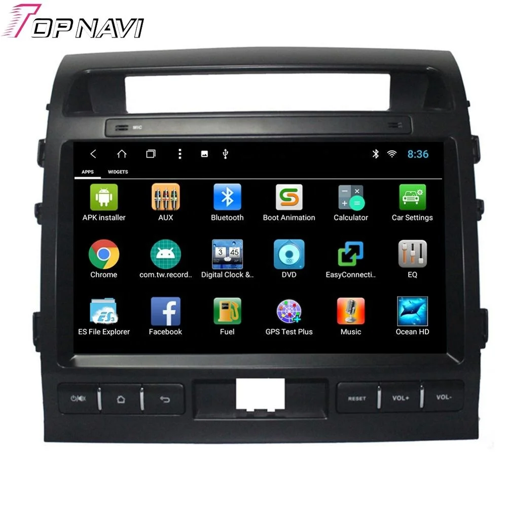 10 Inch 2 Din Car GPS Navigation For Toyota Land Cruiser 2007 2008 2009 2010 2011 2012 2013 2014 2015  Android Car Radio Video