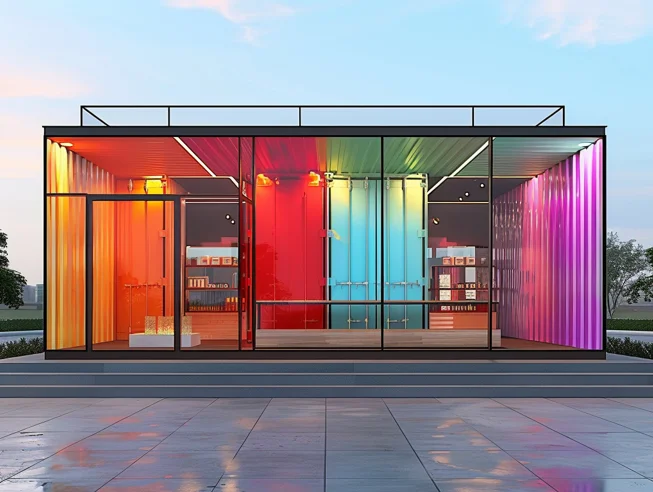 Outdoor scenic spot ticketing container kiosk mobile milk tea coffee ice cream Netroots card square kiosks