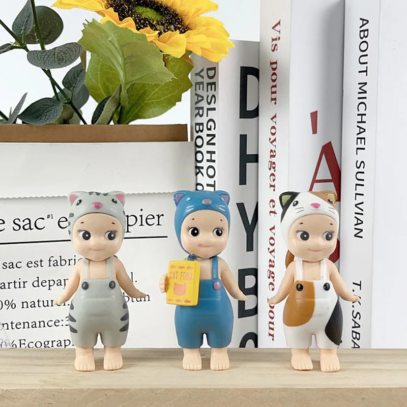 New Arrival Cute SonnyAngels Cat Life Series Blind Boxes Cartoon Mini Figures Set Hipper Toys for Kids Gifts Desk Decoration