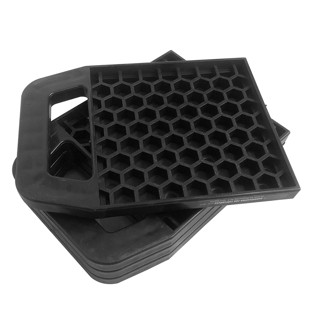 Durable Helps Prevent Jacks From Sinking Plastic HDPE Caravan RV Jack Mat Crane Outrigger Stabilizer Plate Jack Pad