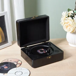 2022 Newest Portable CD Player Built-in Speaker Stereo with Double 3.5mm Headphones Jack Built-in Speakers Mini Cd Player