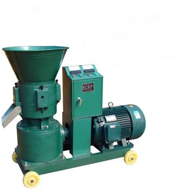 Serviceable mini wood rabbit chicken pig animal feed pellet machine for sale with CE approved
