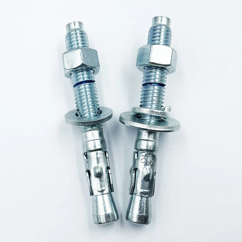 heavy duty wedge anchor zinc plated with line