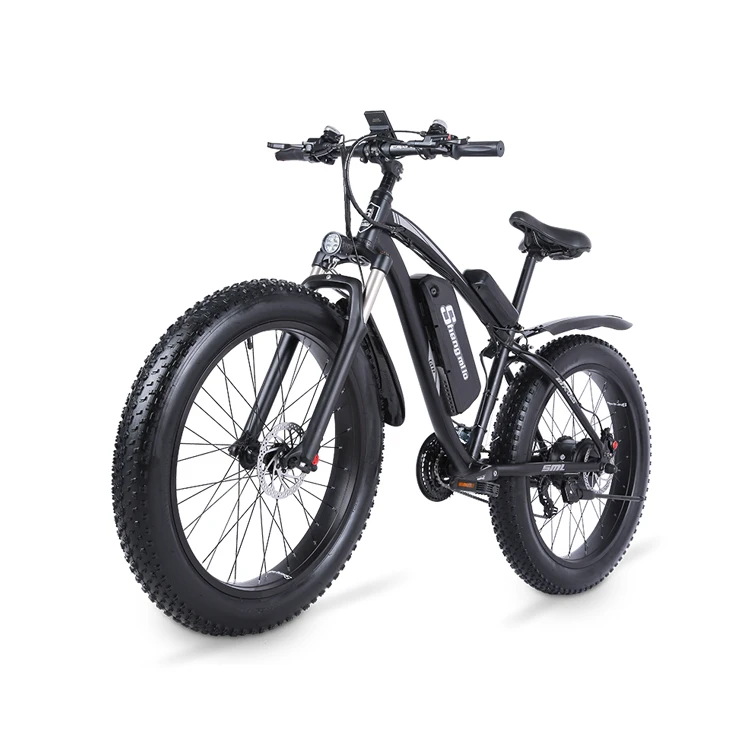 Shengmilo mx02s 1000w high power 7 speed fast front suspension 48v lithium battery long range fat tire mountain electric bike