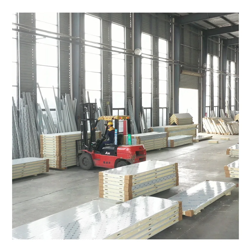 Factory direct sales/fire insulation/ PU cam lock sandwich panel /cold room workshop warehouse construction