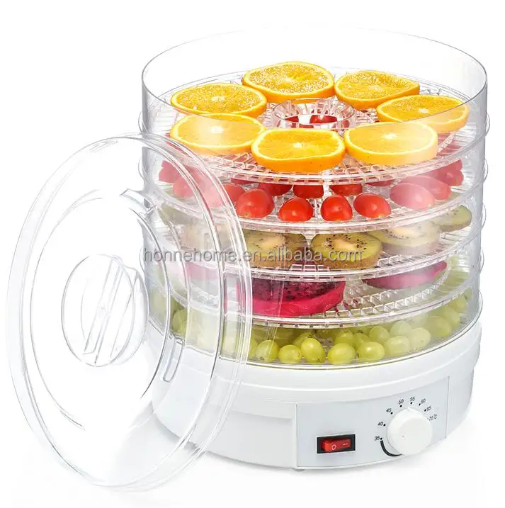 Household mini portable 5-layer electric food dehydrator/fruit dryer
