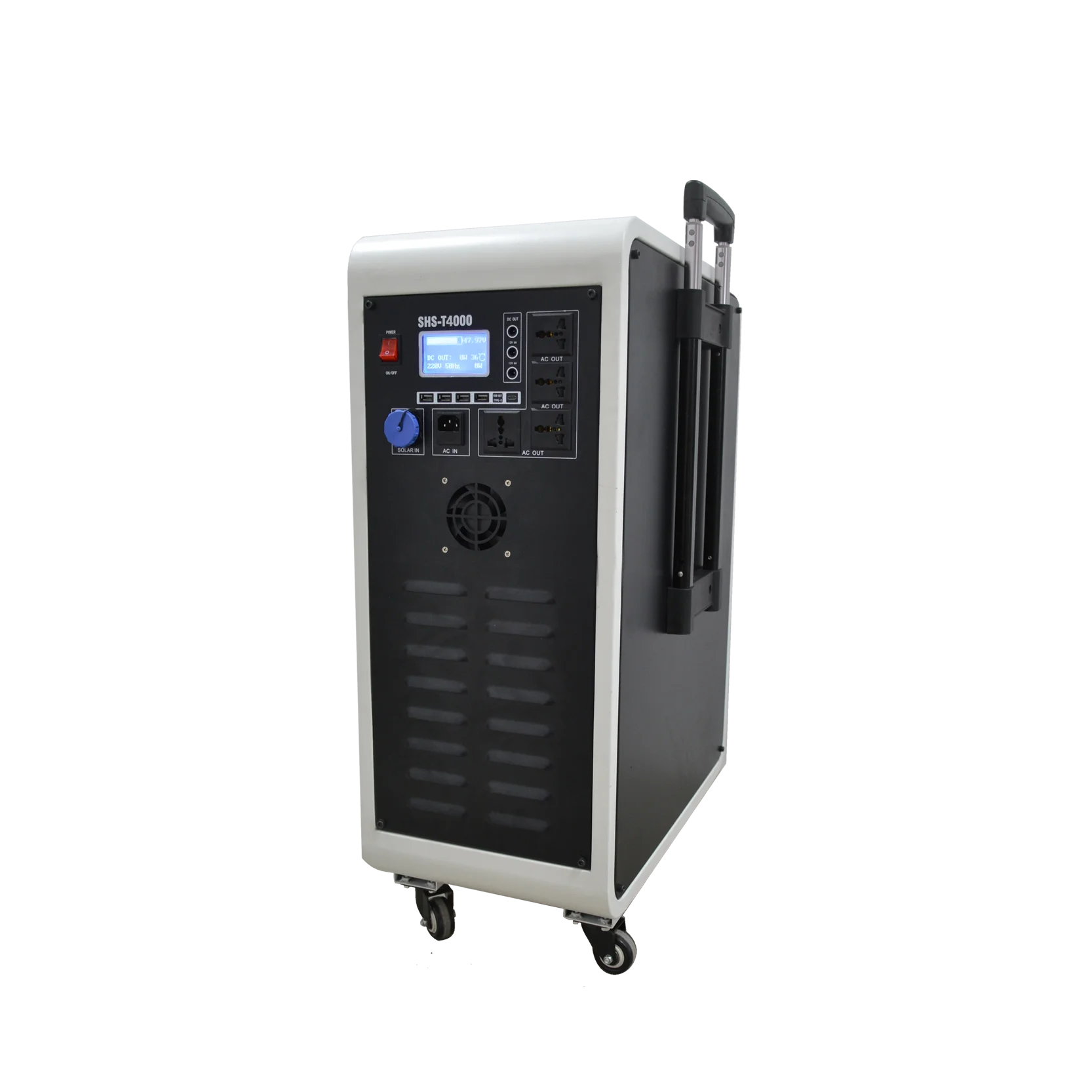 directly factory price push hand solar portable power station 4000w 5000w off-grid solar power system 4kw 5kw home generator