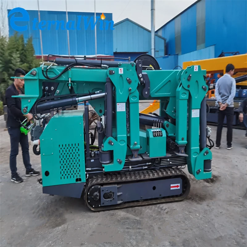 Mobile Construction Spider Crane Self Propelled Type Crawler Crane