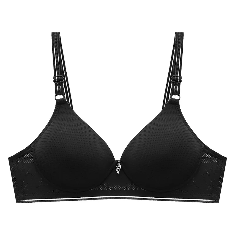 Wholesale Spring And Summer Double Breasted Bras Thin Style Without Steel Ring Underwear