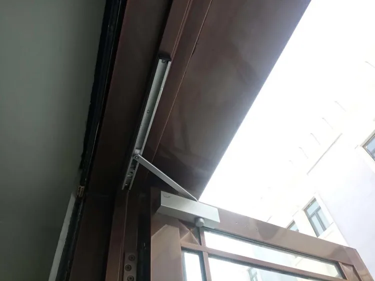 Square Automatic Sliding Door  close machine  Aluminium Alloy Duty  Force  Adjustable  Fireproof exposed   Door Closere