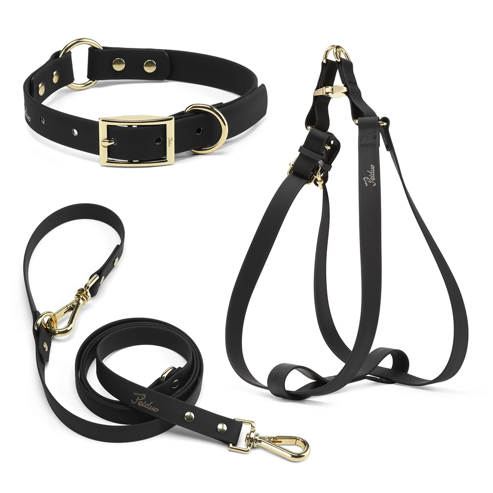 High Quality Eco-friendly Personalized Soft PVC Dog Harness Waterproof Polyvinyl Durable Strong Pet Dog Harness