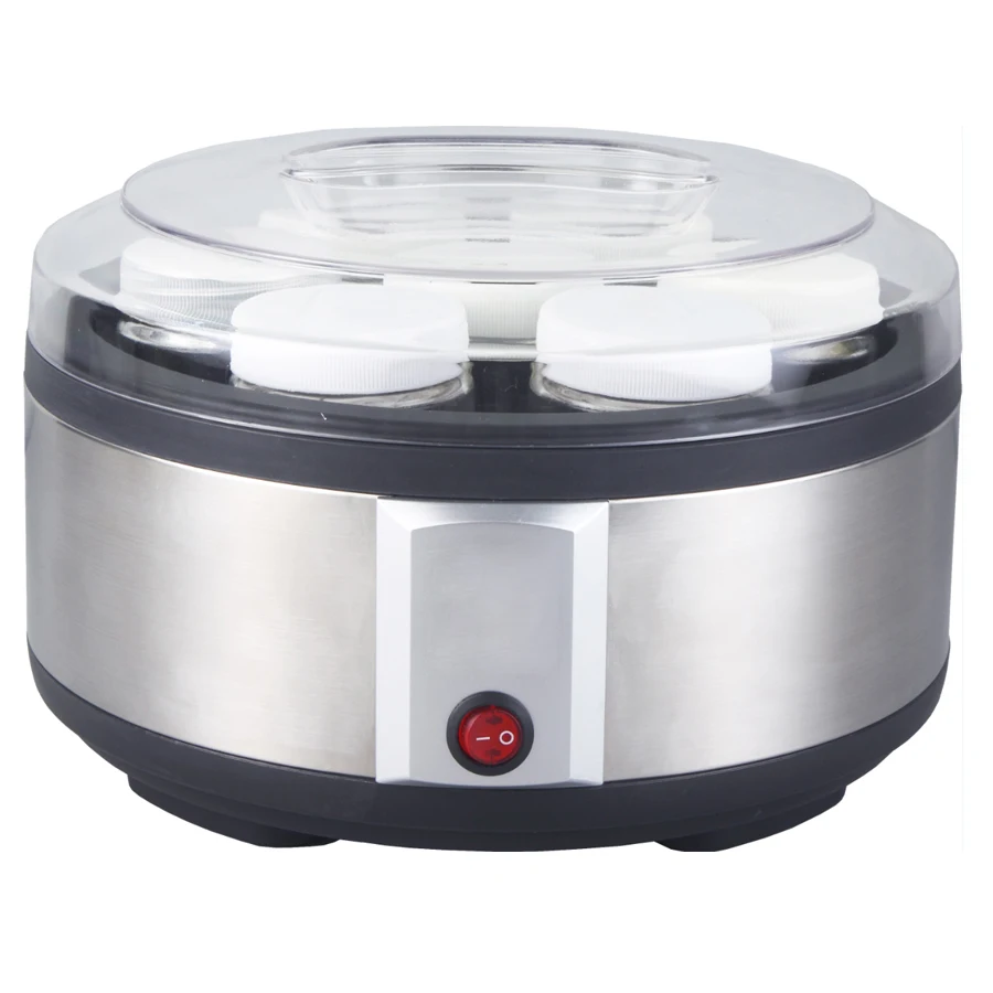 New Stainless Steel Yogurt Maker with Glass Jar for Kid Homemade Organic Food