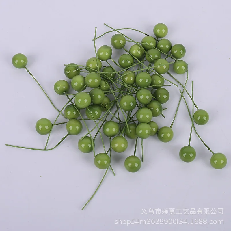 Cross-border hot sell gold silver ball berry simulation foam fruit small red fruit peony fruit Christmas accessories