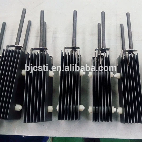 China supply Gr1 MMO coating black titanium anodizing machine for Electrodialysis