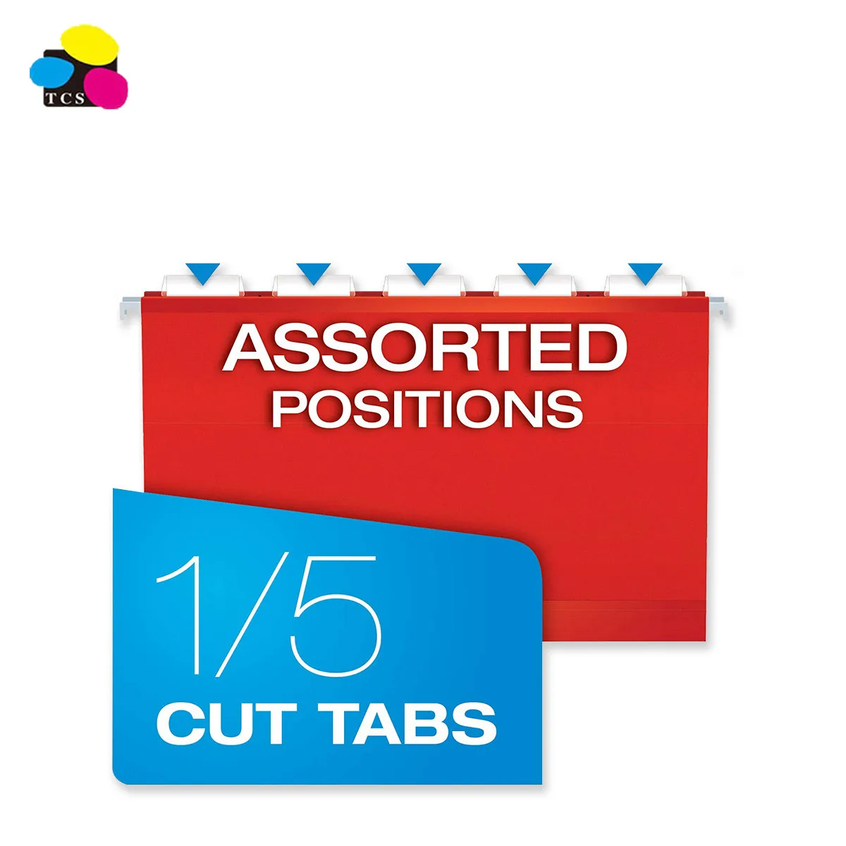 High Quality Eco-Friendly Customize Logo A4 Size Yellow Color Flexo Printing Paper Suspension Hanging File Folder