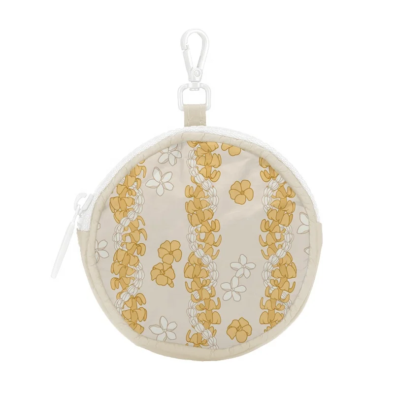 2024 Wholesale Custom Printed Coin Purse Beach Style Coin Bag Washable Tyvek Coated Coin Purse
