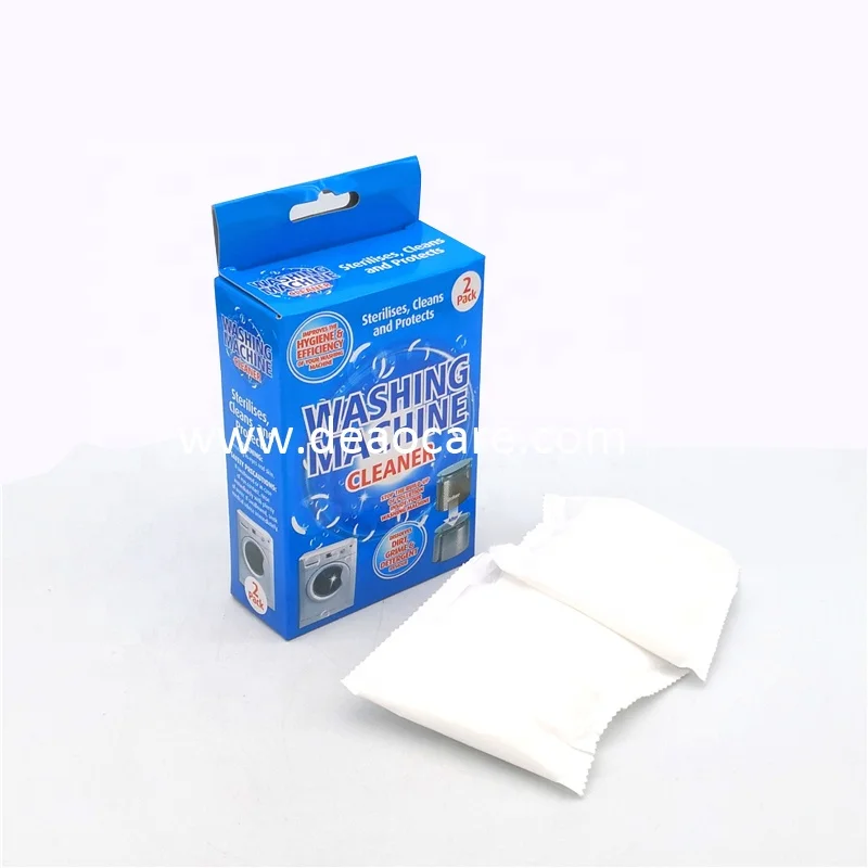 OEM Antibacterial Laundry Washing Machine Drum Tub Cleaner, Genuine Depurar Lavadora Limpiador Polvo Cleaning Powder 2 Packs