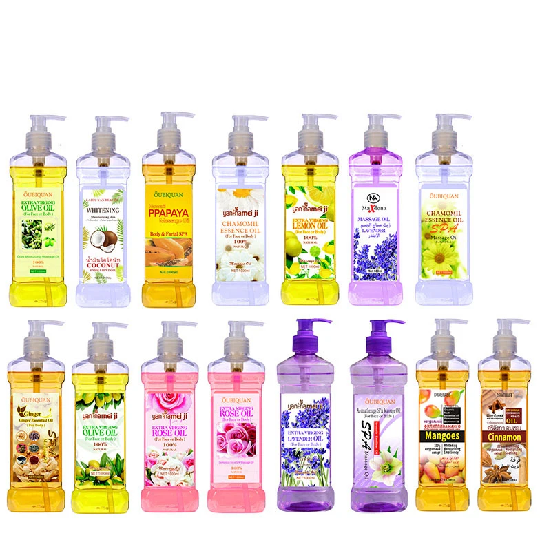High quality facial and body oil moisturizing plant essential oil open back scraping massage oil