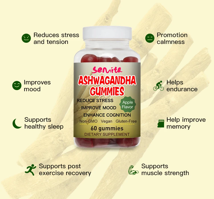 NSF GMP Certified Daily Supplement Kids Cranberry Gummies Vitamin Pectin Multivitamin Ashwagandha Gummy