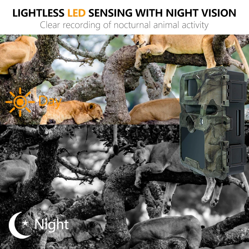 Keepguard KW571 Factory OEM ODM Mini Wireless Wildlife Scouting Timelapse Trail Camera IP67 No-Glow CMOS Sensor  SD Memory Card