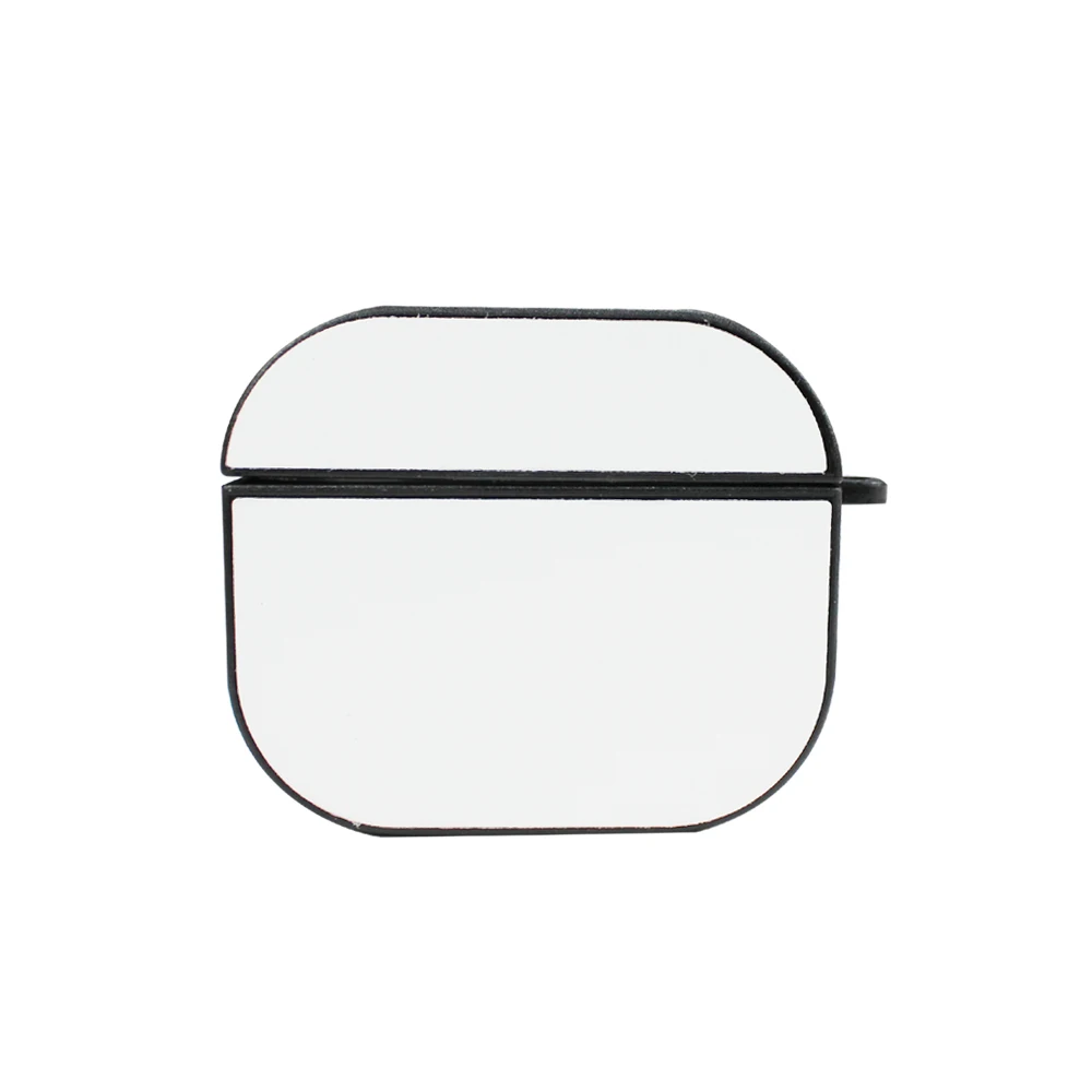 Customized Logo Sublimation 2D Blank Plastic Earphone Case For Airpods 1 2 3 Pro Cover Holder With Aluminum Sheet For Printing