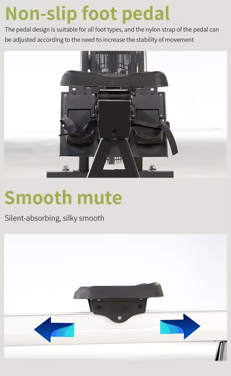 Hot-selling folding fitness machine gym fitness air rowing machine