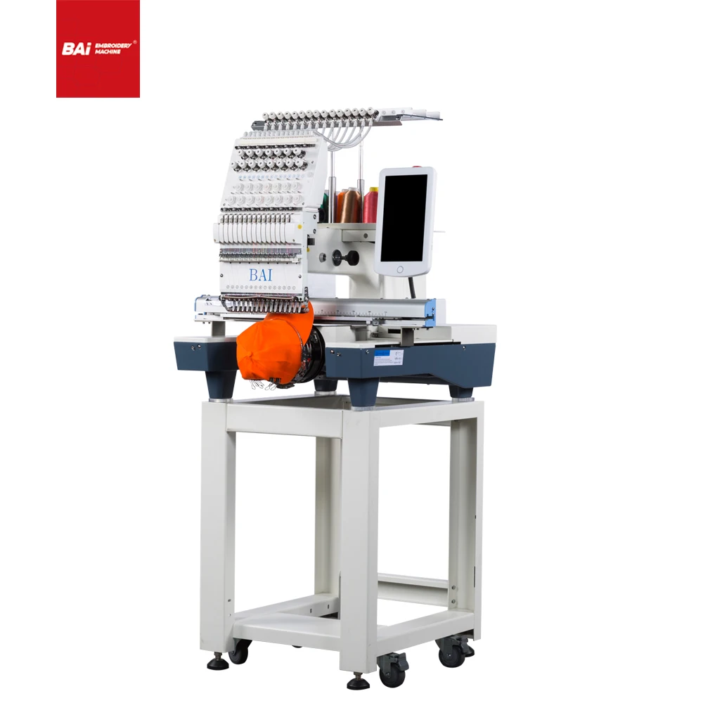 BAI industrial 1200 rpm покрывало для штор 12/15 игл компьютерная плоская вышивальная машина