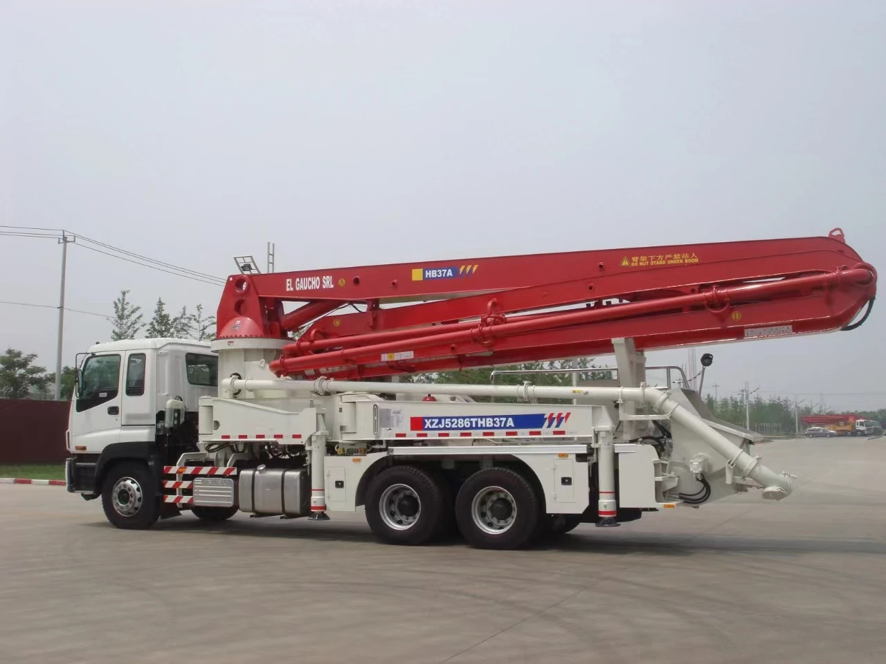 Construction Machinery Euro III 287KW Truck-Mounted Concrete Pump HB43V for Sale