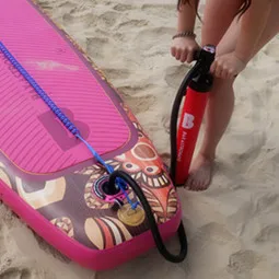 Double Layer UV Printing Wood Inflatable SUP Board 11ft All Round Stand Up Paddle Board With Kayak Seat