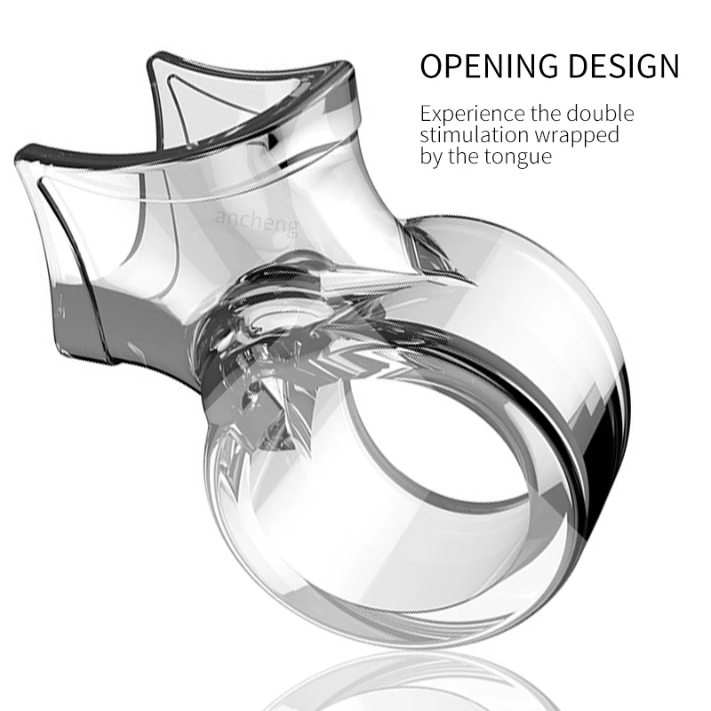 High quality TPE high elastic penis sleeve delay ejaculation penis ring for male adult flirting sex toys