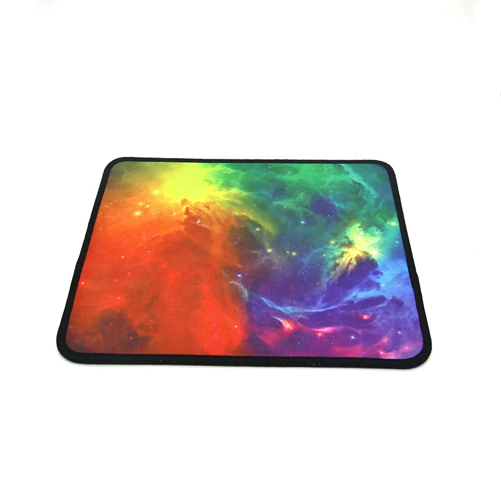 Custom Promotion Free Sample Wholesale Wear Resistance Patterned Computer Gaming Mouse Pad OEM Stock Polybag +color Box Packing