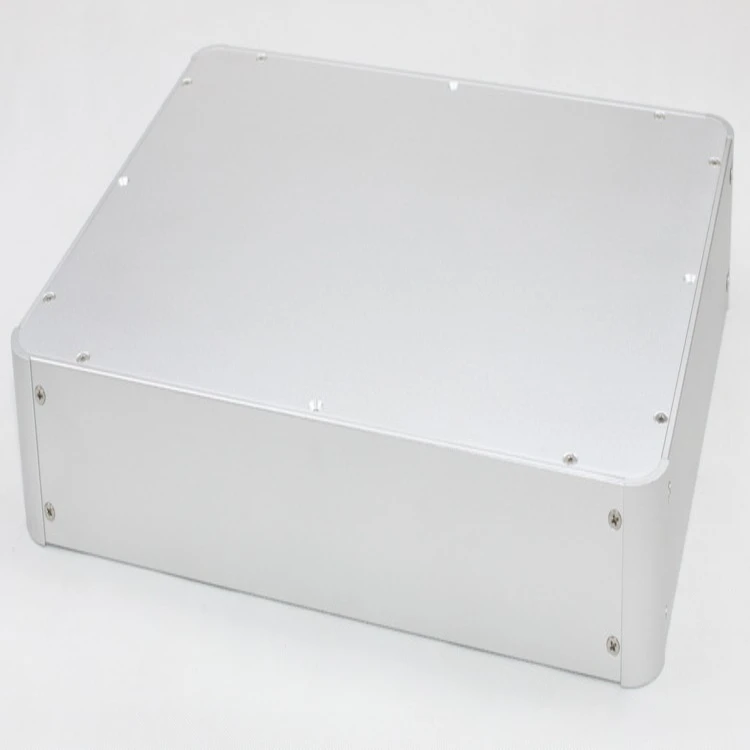 Customized sandblasting WA93 all aluminum (no holes) 336 * 433 * 80mm gallbladder power amplifier DAC chassis