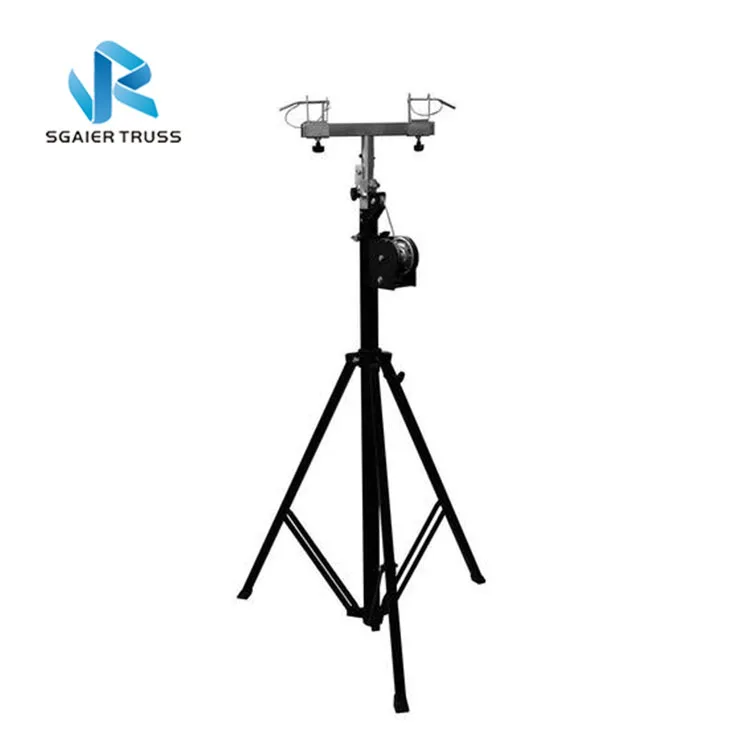 Aluminum Heavy Duty Crank Lighting Stand Speaker Truss Adjustable Lift Tower Truss Crank Stand