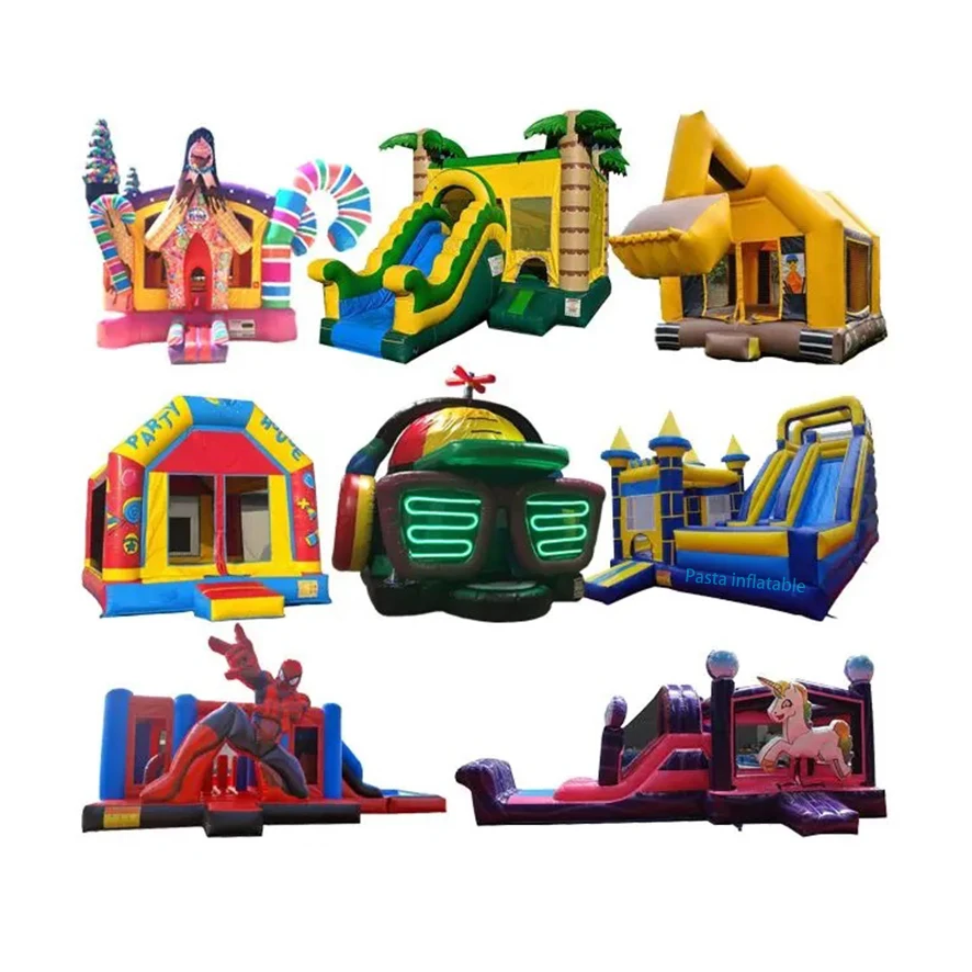 party rental commercial giant inflatable combo bouncy castle wet combo inflatable jump bouncy castle bounce house banners
