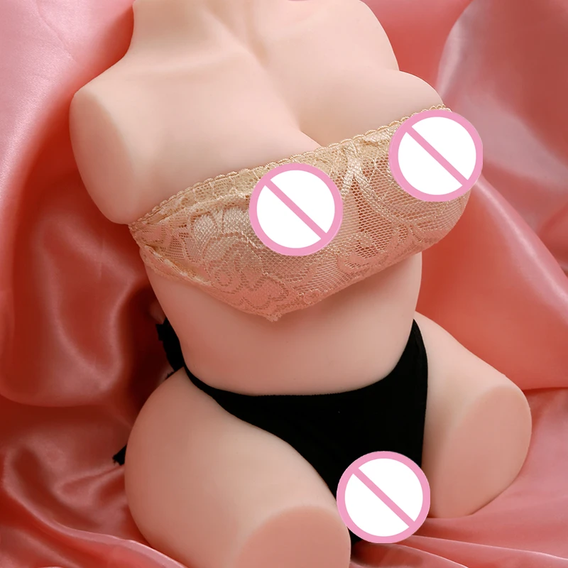 ODM/OEM Japanese 3D Half Body TPE Silicon Sex Doll Vagina Breast Anus Sex Toy for Men Masturbating