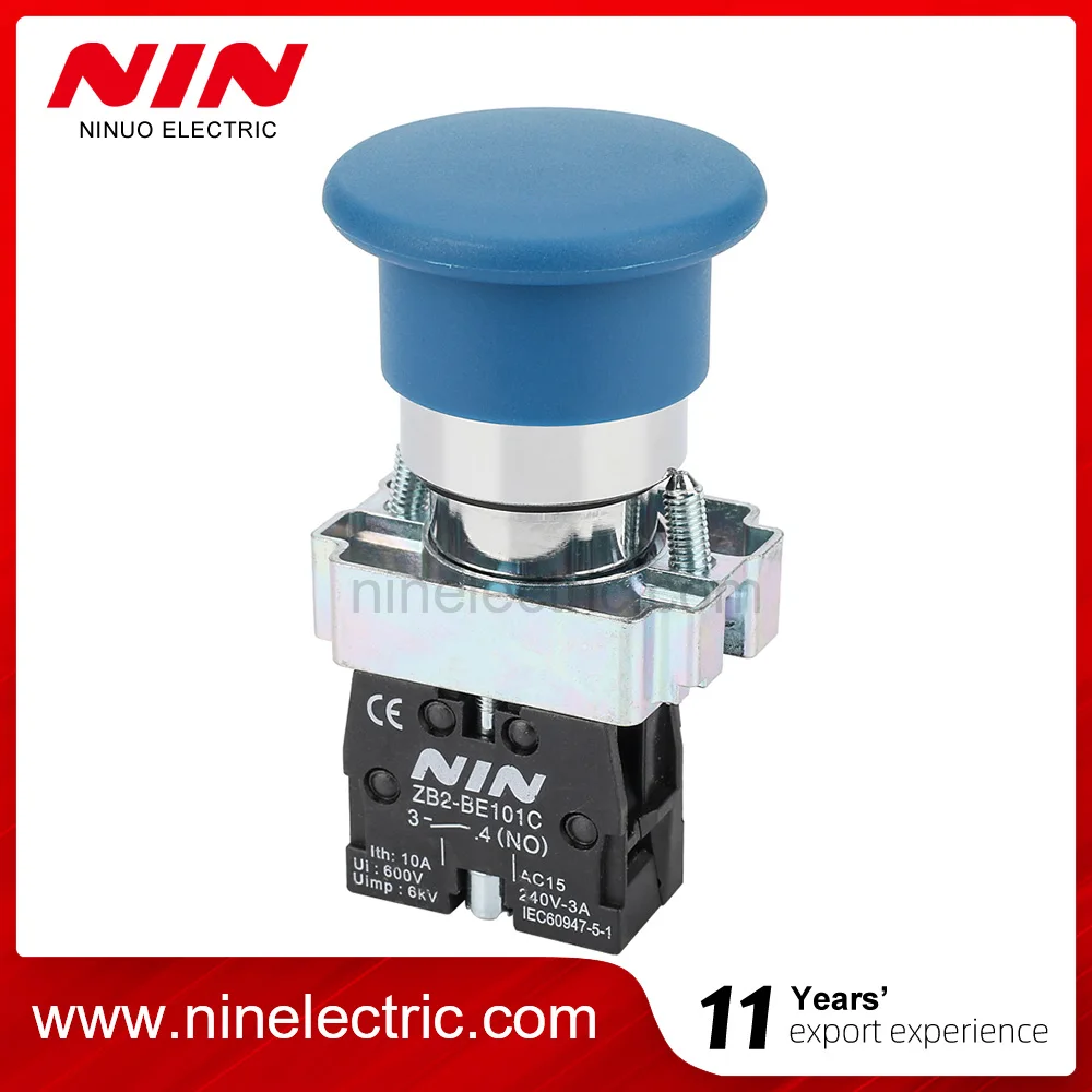 XB2-BC31 XB2-BC42 XB2-BC21 XB2-BC51 XB2-BC61 Momentary Mushroom Push Button Switch 1 NO 1 NC